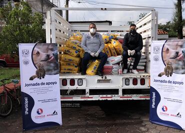 Por Covid-19, UNAM dona 33 toneladas de alimento para mascotas en CDMX