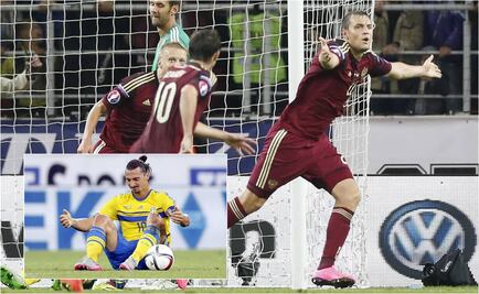 Rusia gana con mérito a la Suecia de 'Ibra'