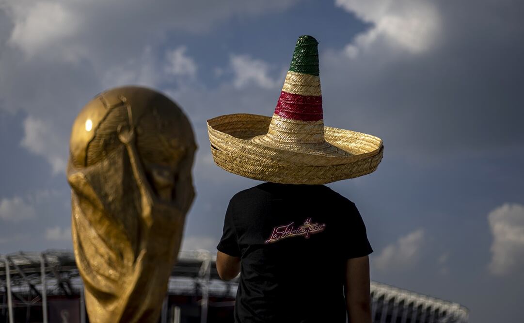 Aficionado en Qatar / FOTO: AP