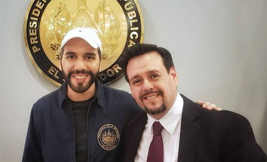 El presidente de El Salvador, Nayib Bukele, recibió en la capital salvadoreña el pasado 16 de marzo al actor mexicano Rodrigo Vidal y el 17 de febrero anterior al actor estadounidense Daniel Baldwin. Foto: Twitter