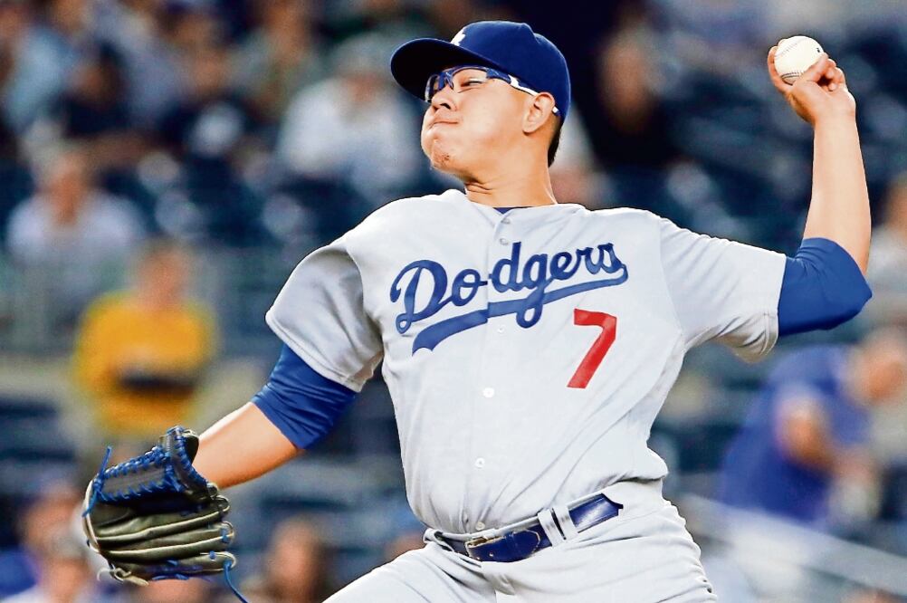 El mexicano se mantuvo en la lomita por espacio de tres entradas y dos tercios; aceptó cuatro hits (NOAH K. MURRAY. USA TODAY SPORTS)