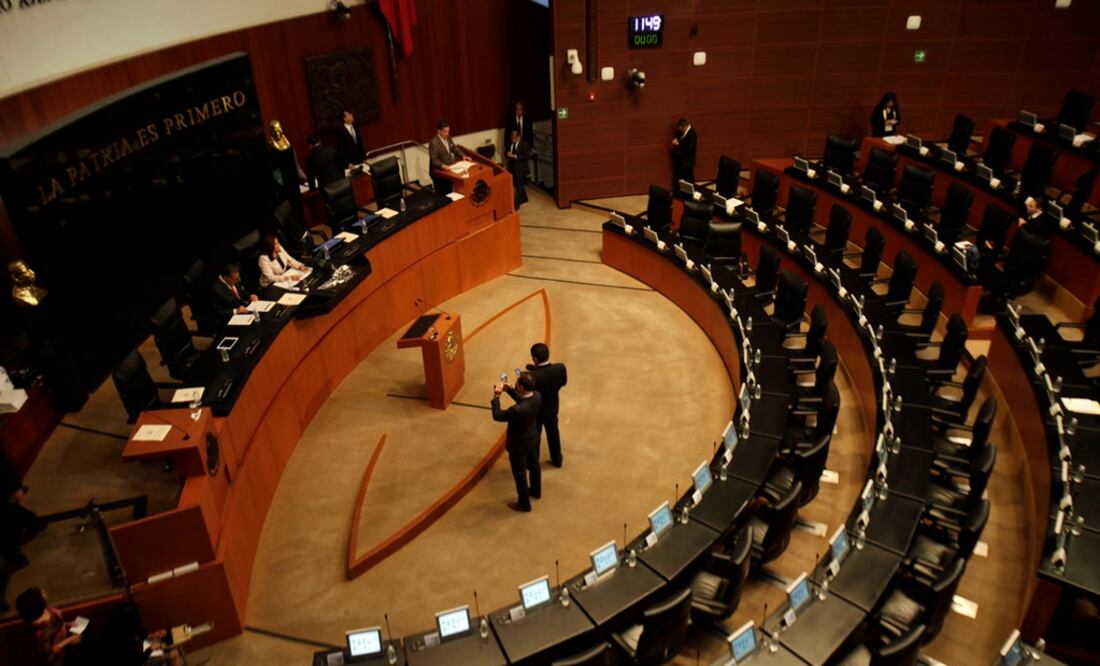 La presidenta de la Comisión de Gobernación, Mónica Fernández Balboa, informó que la reunión de este martes no tuvo quórum. Foto: EL UNIVERSAL
