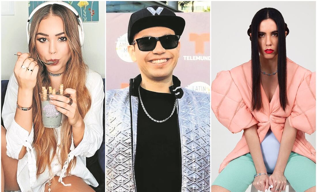 Danna Paola, Raymix y Javiera Mena. Fotos: Archivo