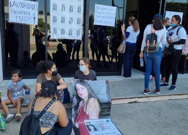 Realizan marcha en Culiacán por la desaparición de María Fernanda Sánchez