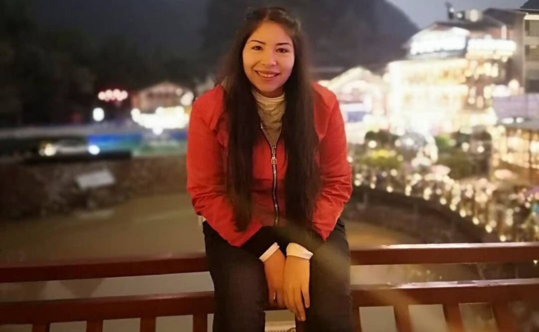 Karen Giselle Gómez nació en la ciudad argentina de Lanús, tiene 29 años y estudia una Maestría en Negocios Internacionales en Wuhan. Foto: La Nación / GDA / Argentina