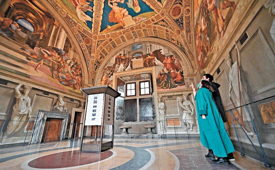 La obra será mostrada en los Museos Vaticanos. En la imagen, las Estancias de Rafael. Foto: AFP, archivo
