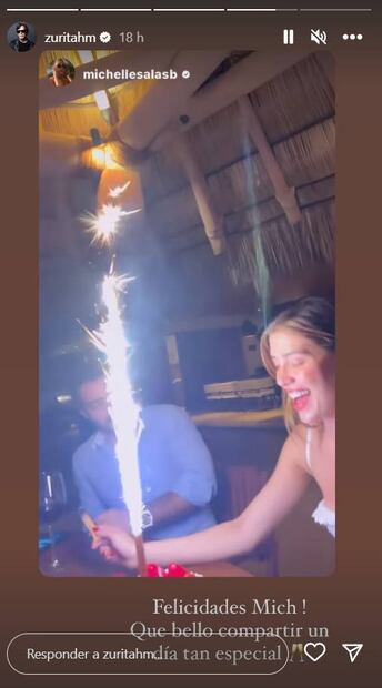 Stephanie Salas festeja cumpleaños junto a su madre y su novio, el actor Humberto Zurita.