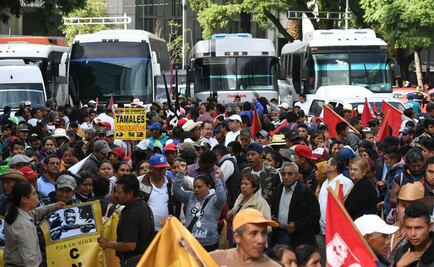 Reportan cerca de 9 mil asistentes a marcha campesina en CDMX