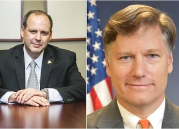 Confíe en México, dice el empresario Gustavo de Hoyos al embajador Landau