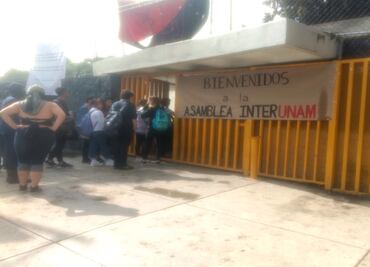 Estudiantes asisten a la Asamblea InterUNAM