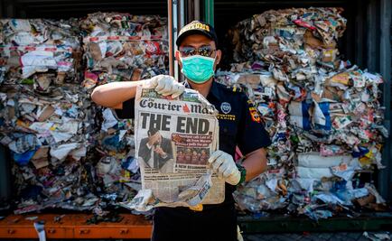 Indonesia regresará contenedores de basura contaminados