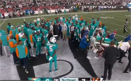 Tua Tagovailoa vuelve a sufrir una conmoción y se retira en camilla