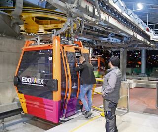 Teleférico a Indios Verdes, con un avance de 96%