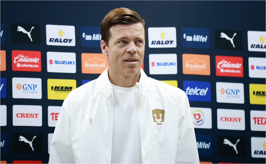FOTO: Pumas presenta a Estaban Solari como su director técnico en sustitución de Efraín Juárez  - Diego Simón | EL UNIVERSAL