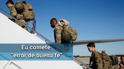 EU anuncia por “error” retirada militar en Irak