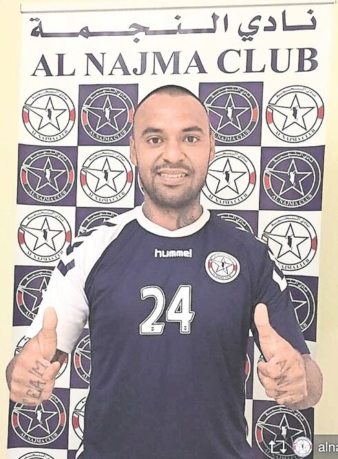 El mexicano ha participado con su equipo en todos los partidos que han disputado en la Liga Premier de Bahrein (ÉDGAR PACHECO)