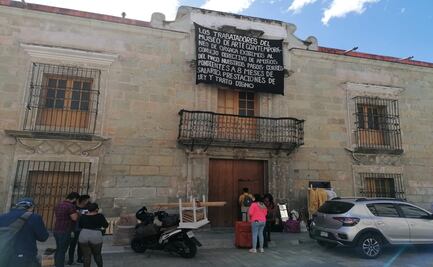 Escala conflicto en Museo de Arte Contemporáneo de Oaxaca; denuncian “actos represivos”