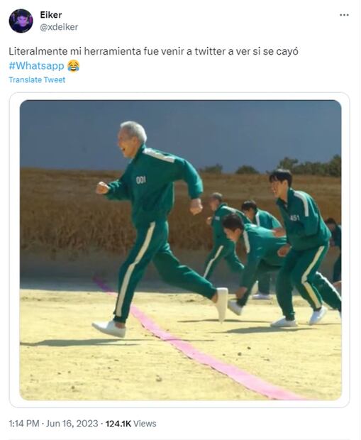 Los mejores memes por la caída de WA. Foto: Twitter