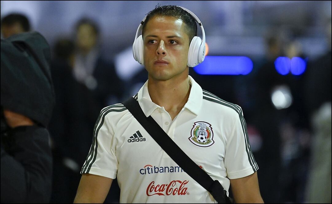 Javier Hernández durante una concentración de la Selección Mexicana. FOTO/IMAGO7