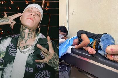 Fan acusa a Santa Fe Klan de mandarlo golpear en concierto; el rapero se defiende