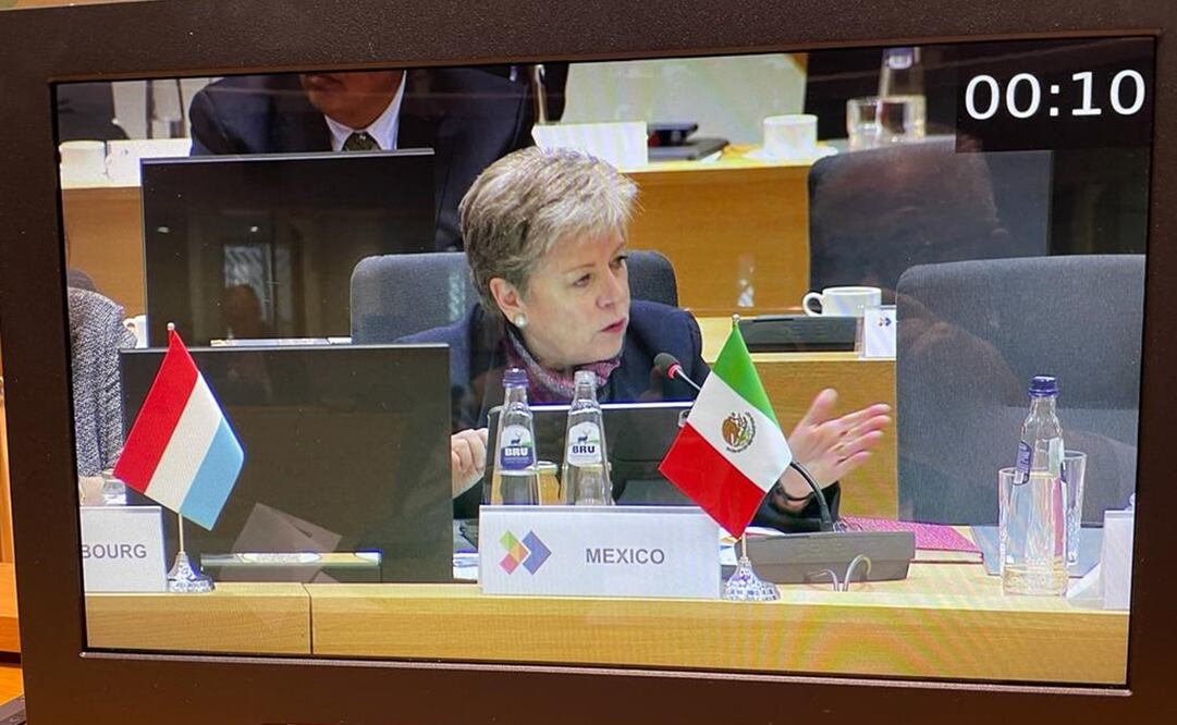 La canciller Alicia Bárcena durante su participación en la Cumbre Celac-UE / Foto: SRE