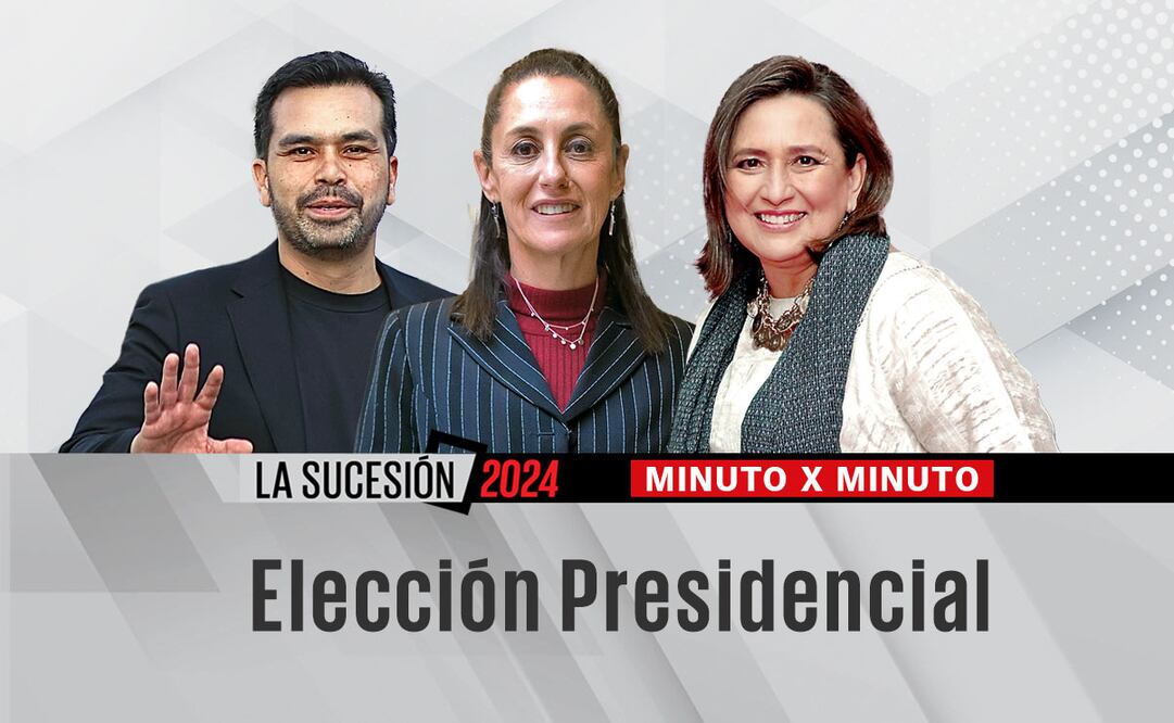 Tras las campañas, Claudia Sheinbaum, Xóchitl Gálvez y Jorge Álvarez Máynez esperan los resultados de las Elecciones 2024. Sigue el Minuto a Minuto en EL UNIVERSAL. / Foto: Diseño.