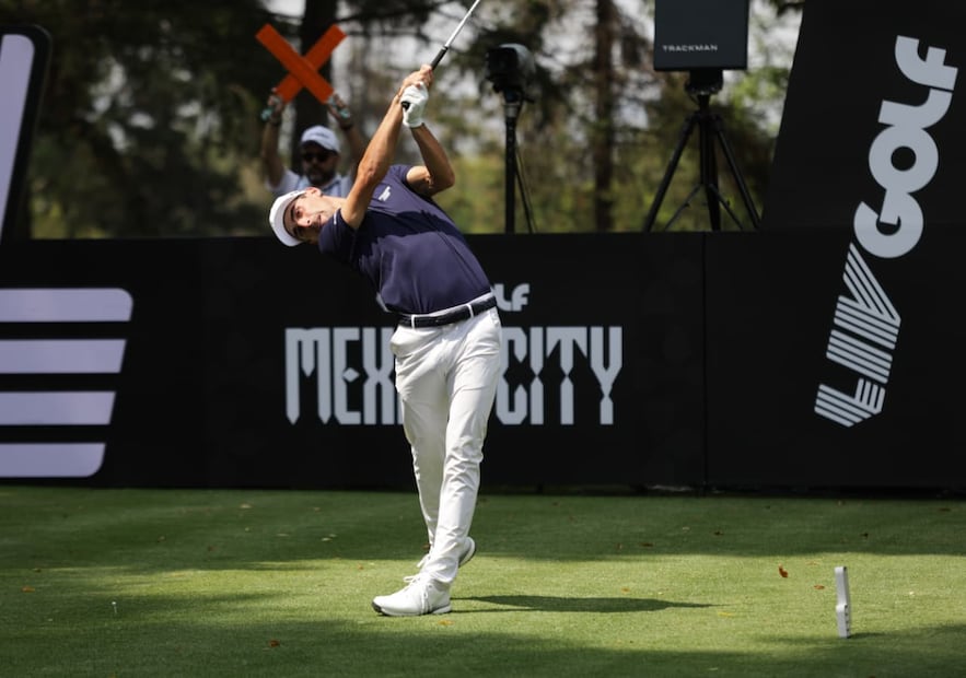 El chileno Joaquín Niemann en LIV Golf México - Foto: Carlos Mejía/EL UNIVERSAL