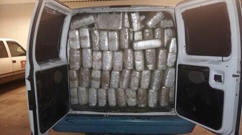 Aseguran casi 2 toneladas de marihuana en BC