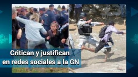 Comparan foto de migrante en Chiapas con zancadilla a refugiado sirio