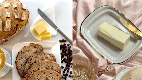 La diferencia entre mantequilla y margarina