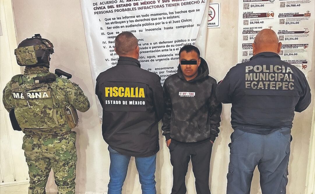 El sujeto fue arrestado en la colonia Jardines de Cerro Gordo. Foto Especial