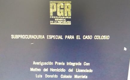 Fiscalía revela 15 tomos de la investigación del caso Colosio