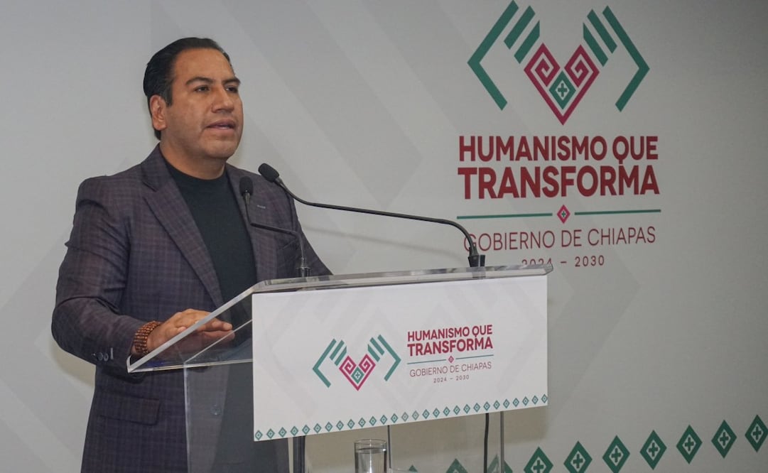 Gobernador de Chiapas, Óscar Eduardo Ramírez Aguilar. Foto: X (@ramirezlalo_)
