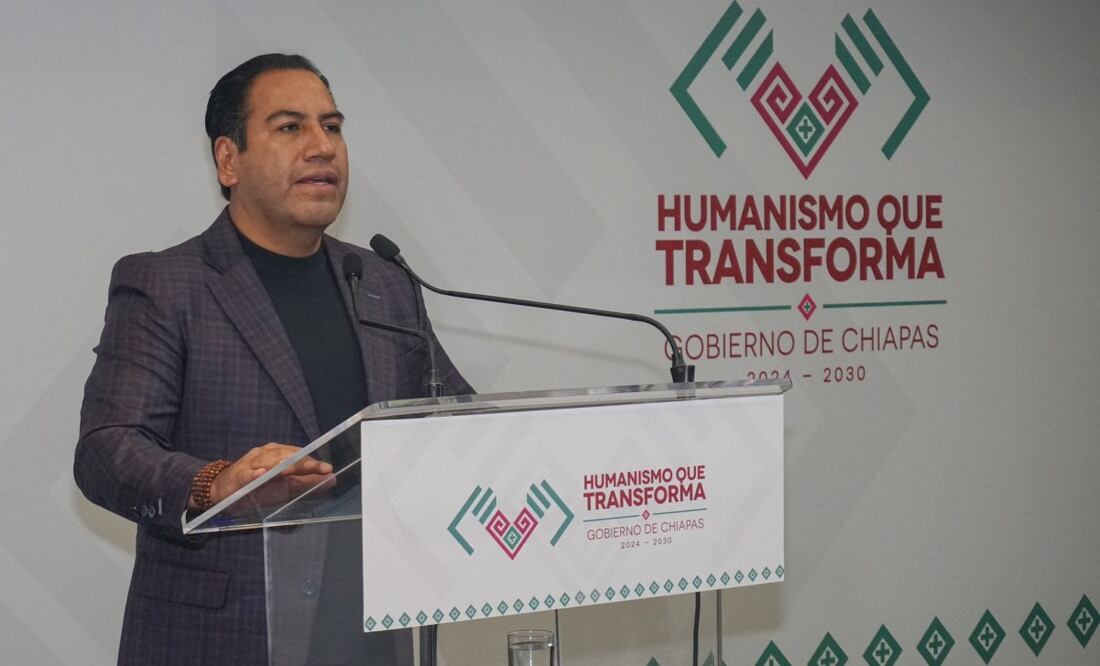 Gobernador de Chiapas, Óscar Eduardo Ramírez Aguilar. Foto: X (@ramirezlalo_)