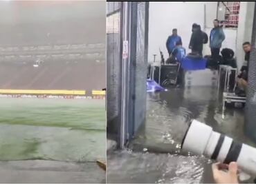 Liga MX: El Estadio Akron de las Chivas se encuentra bajo el agua tras una terrible tormenta en Guadalajara
