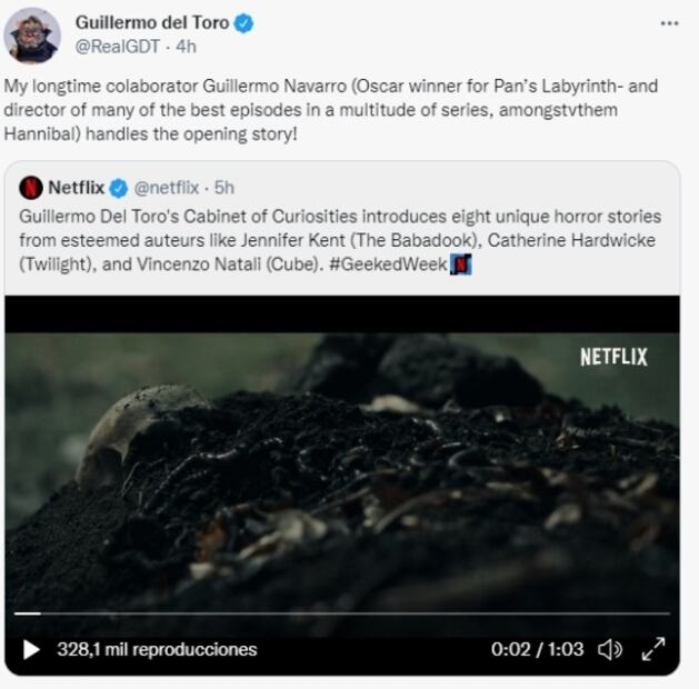 Netflix lanza el tráiler de la nueva serie de Guillermo del Toro; prometen terror puro