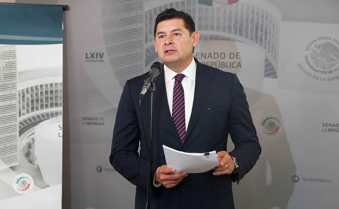 El senador morenista Alejandro Armenta Mier, presidente de la Comisión de Hacienda. Foto: Especial