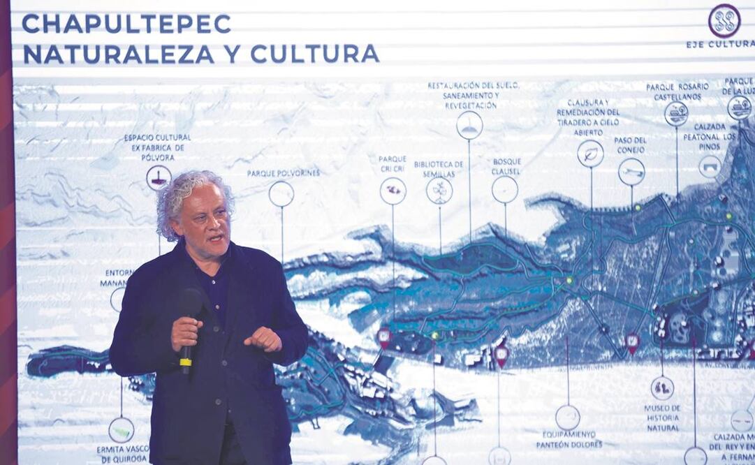 El artista Gabriel Orozco, ayer en la conferencia del Presidente. Foto: Germán Espinosa/EL UNIVERSAL