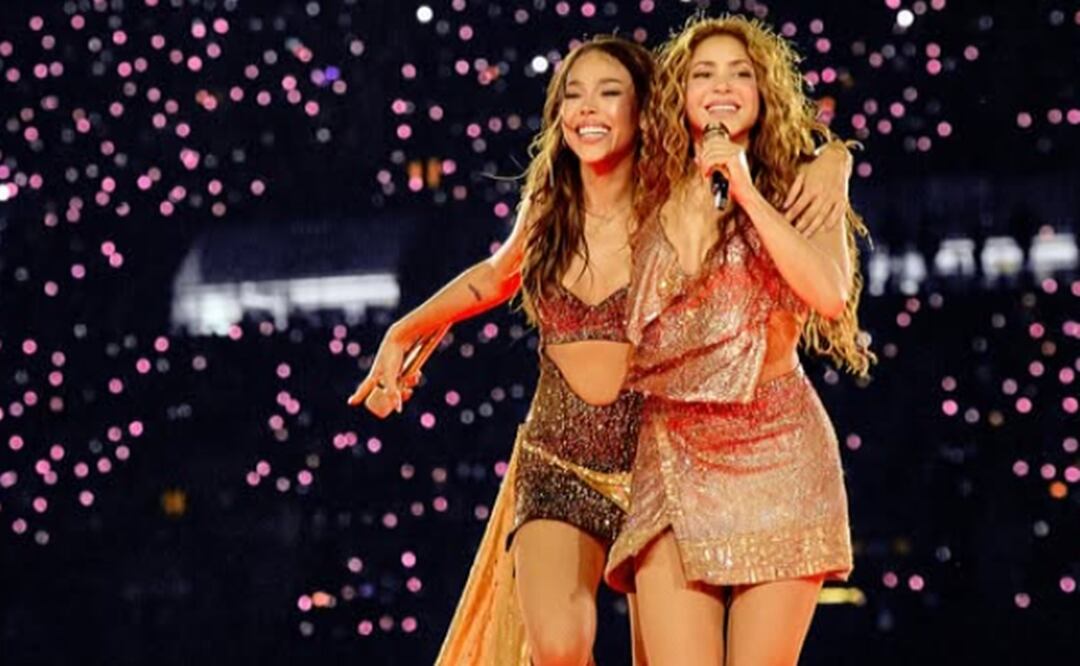 Danna y Shakira volverán a estar juntas en el escenario del GNP en la Ciudad de México. Foto: Instagram shakira