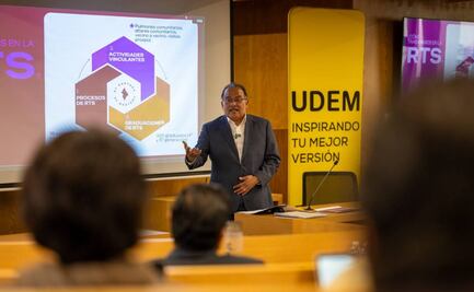 Escobedo impulsa modelo de reconstrucción del tejido social; el alcalde presenta estrategia en la UDEM