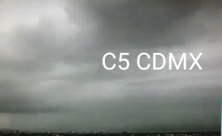 Se registra lluvia ligera en 3 delegaciones de CDMX