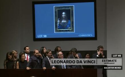 Obra de Da Vinci marca récord histórico en subasta: 450 mdd