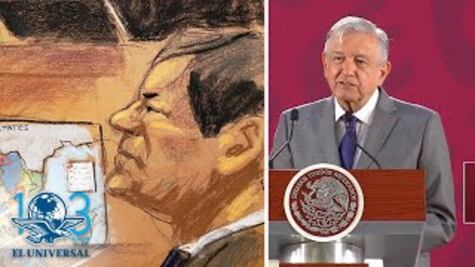 Conmueve a AMLO condena a cadena perpetua a “El Chapo”
