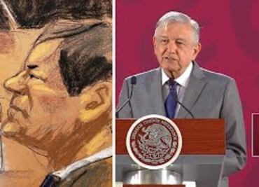Conmueve a AMLO condena a cadena perpetua a “El Chapo”