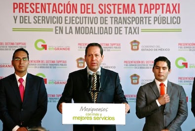 Eruviel Ávila presenta App para servicio de taxi