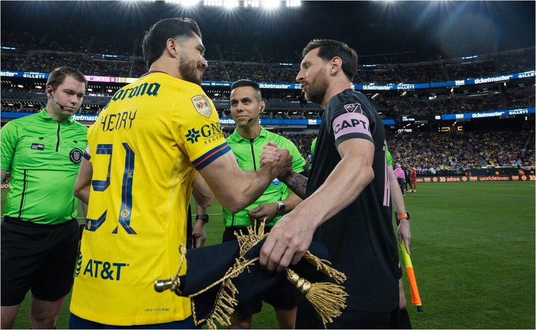 FOTO: ESPECIAL - Henry Martín y Lionel Messi anotan en amistoso; ambos jugadores brillan en partido entre Inter Miami y América