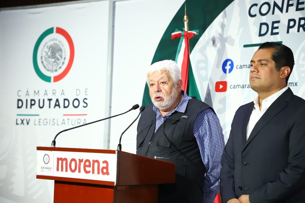 Sergio Gutiérrez Luna anunció la realización de una Audiencia Pública para abordar el tema de los Fenómenos Anómalos No Identificados, encabezado por Jaime Maussan Foto: Especial