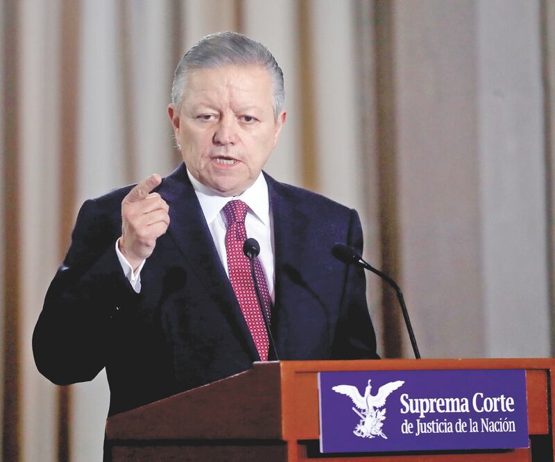 Arturo Zaldívar, presidente de la SCJN, opina que en estos tiempos se requiere solidaridad. Foto: ARCHIVO EL UNIVERSAL