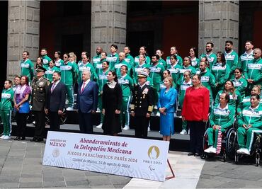 AMLO realiza abanderamiento de la Delegación Mexicana para los Juegos Paralímpicos de Paris 2024