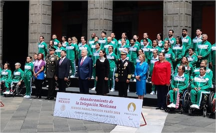 AMLO realiza abanderamiento de la Delegación Mexicana para los Juegos Paralímpicos de Paris 2024